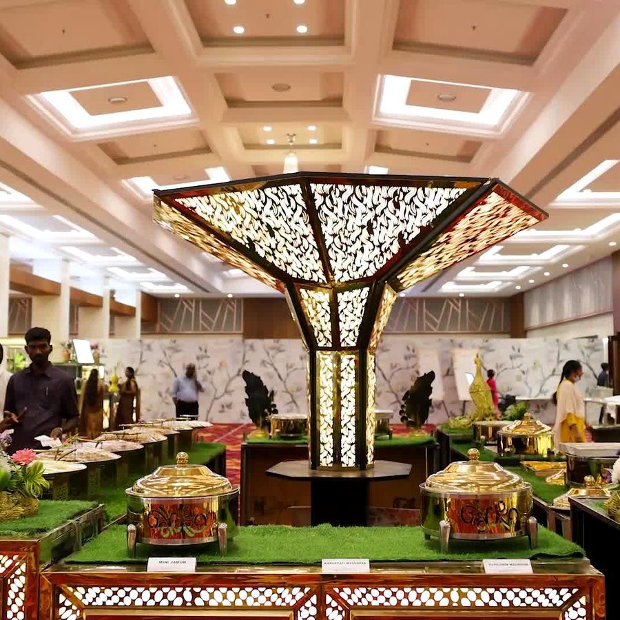 Wedding hall setup